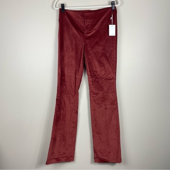 Ecru Womens 4 Varick Slim Bootcut Trouser Work Wear Dress Pants Red NWT - Picture 9 of 9